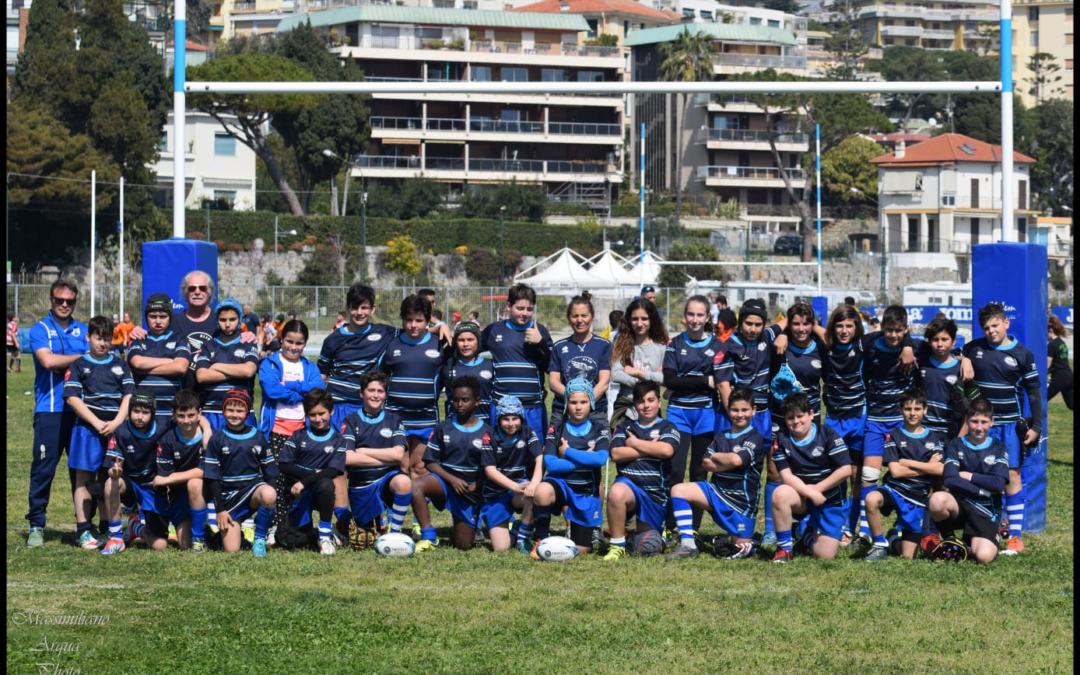 Imperia Rugby under 12 senza limiti anche al festival del rugby a Sanremo